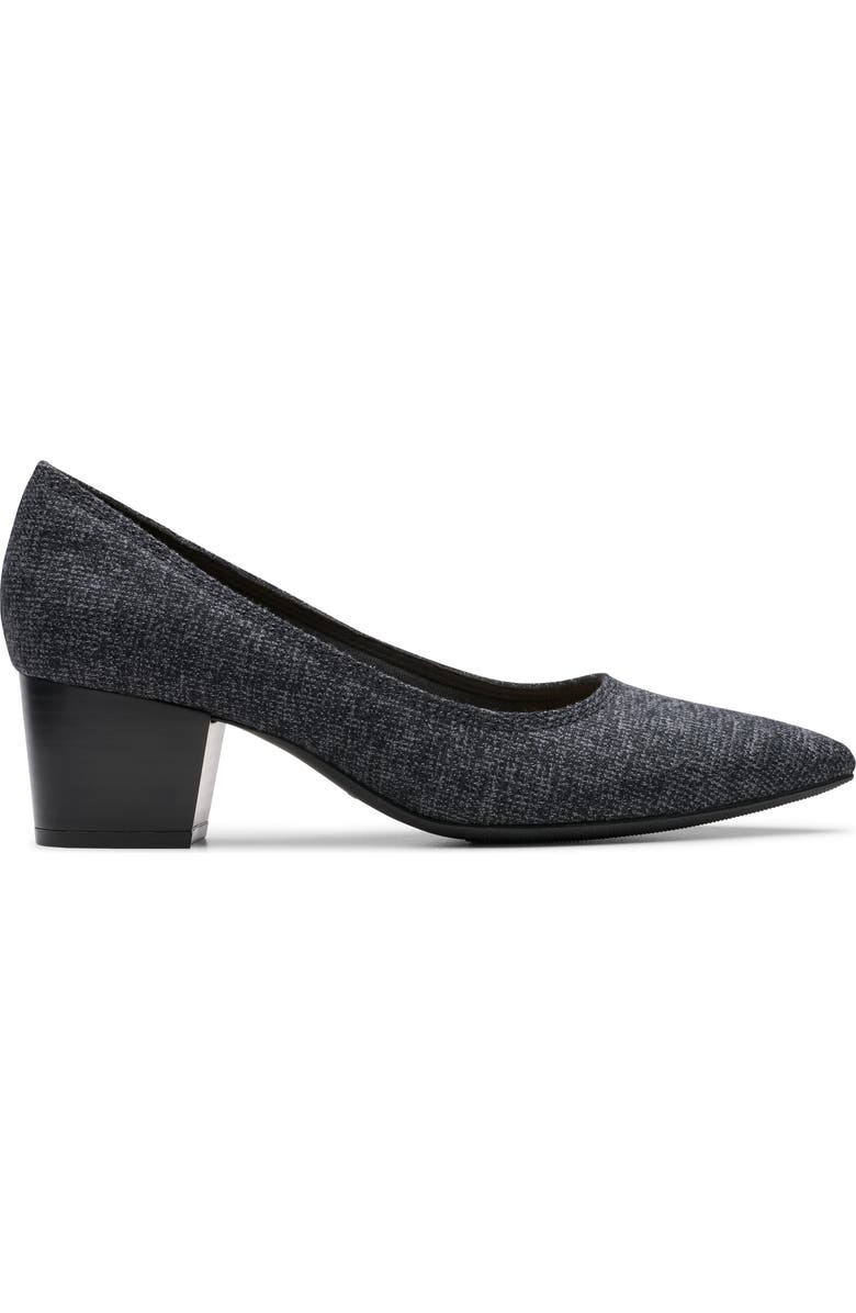 Clarks<sup>®</sup> Ellaine Hope Pump, Alternate, color, Charcoal Intrest