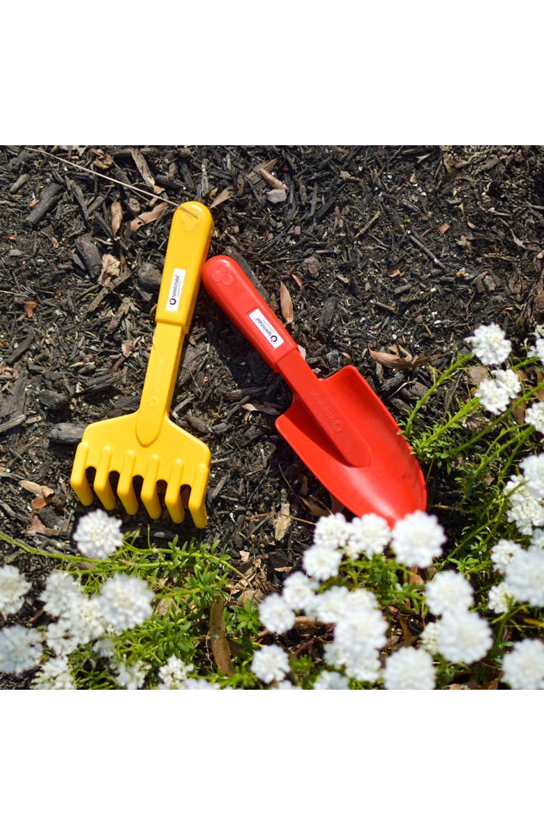 SPIELSTABIL Garden Set for Kids Ages 2-4, Includes Hand Rake & Shovel, Outdoor Toys for Toddlers and Kids Gardening Tools, Made in Germany, Alternate, color, Multi