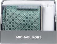 Michael Kors Rasa Dot Tie & Pocket Square Set