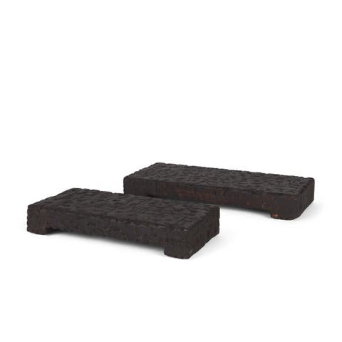 Shira Reclaimed Wooden Riser Set of 2