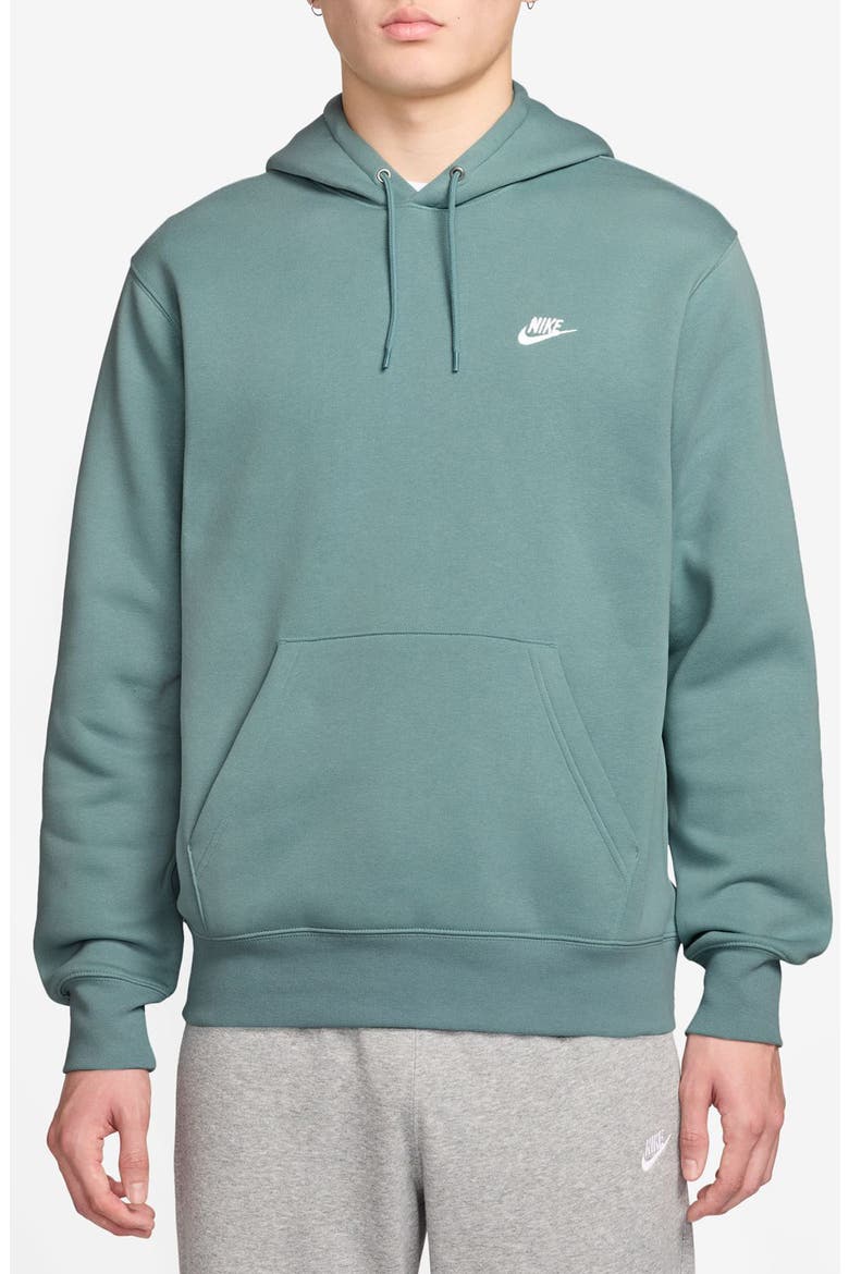 Club Fleece Pullover Hoodie, Main, color, CANNON/ WHITE