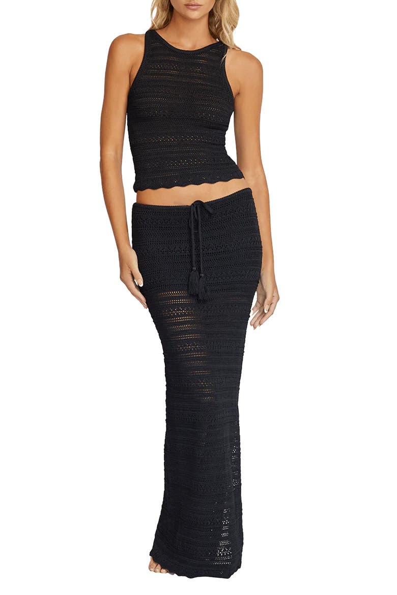 Sheer Cover-Up Top, Main, color, BLACK