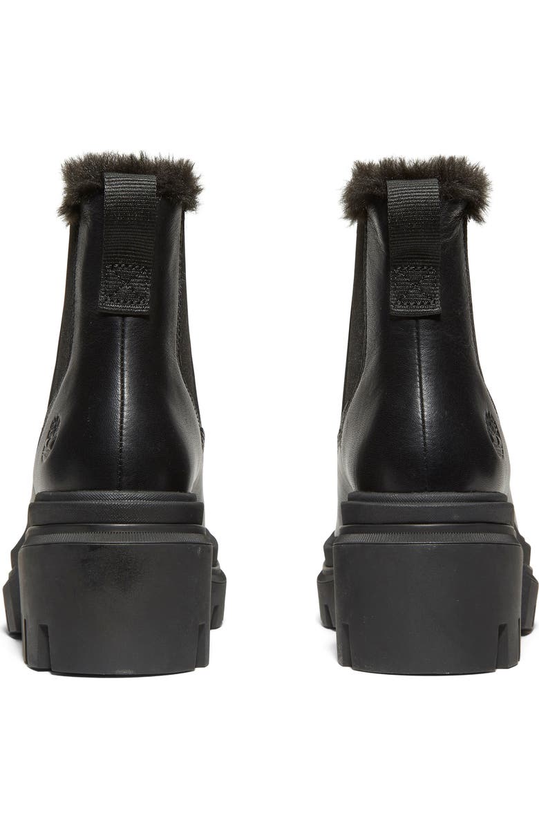 Timberland Everleigh Faux Fur Lined Platform Chelsea Boot, Alternate, color,