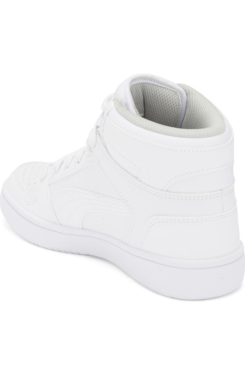 PUMA Kids' Rebound Layup Sneaker, Alternate, color, White