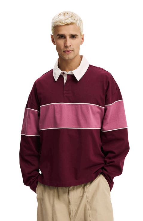 Men's Cropped Fit Rugby Polo