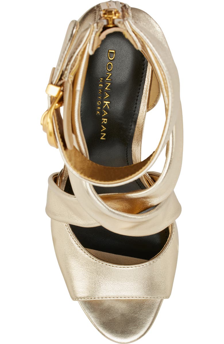 Donna Karan New York Clari Ankle Strap Peep Toe Sandal, Alternate, color,