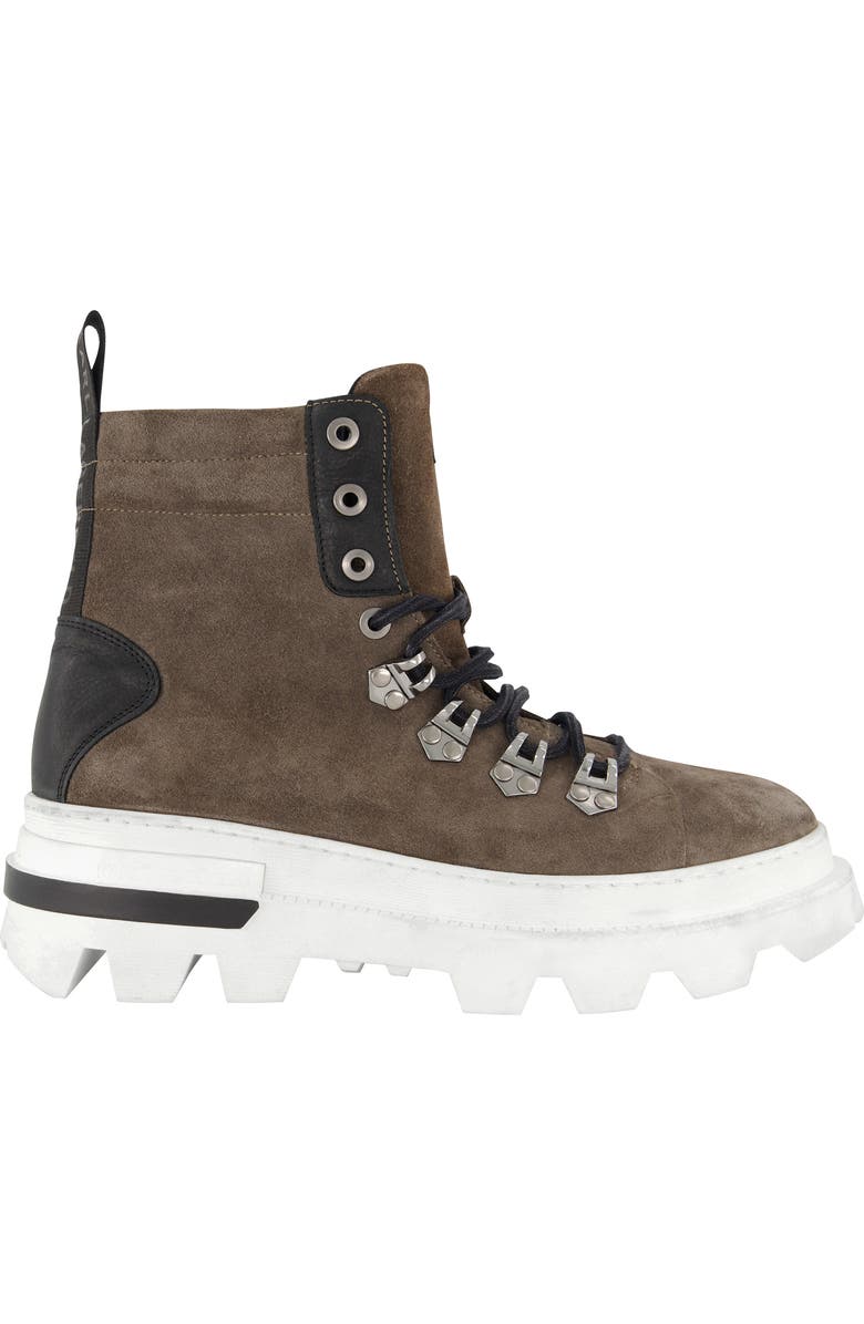 KARL LAGERFELD PARIS Lug Sole Hiker Boot, Alternate, color,