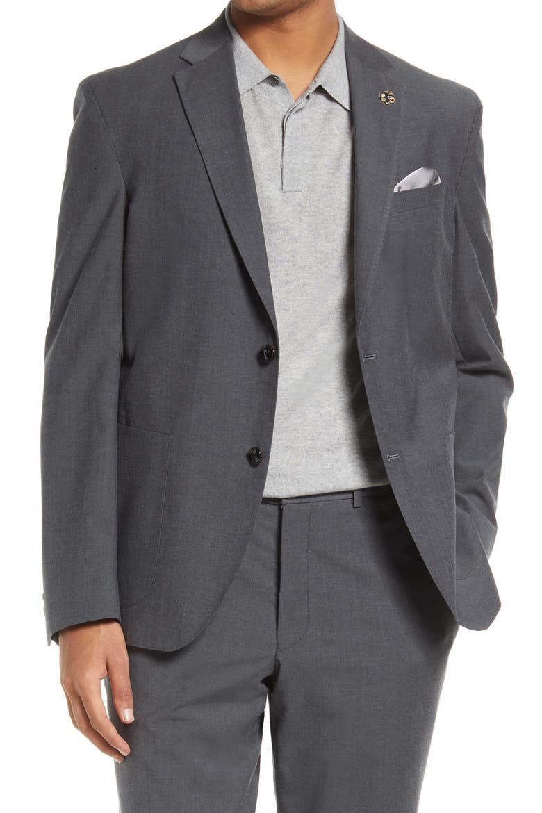 Tampa Soft Constructed Suit, Alternate, color, GREY