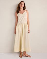 Haven Well Within Organic Cotton Poplin Strappy Maxi Dress