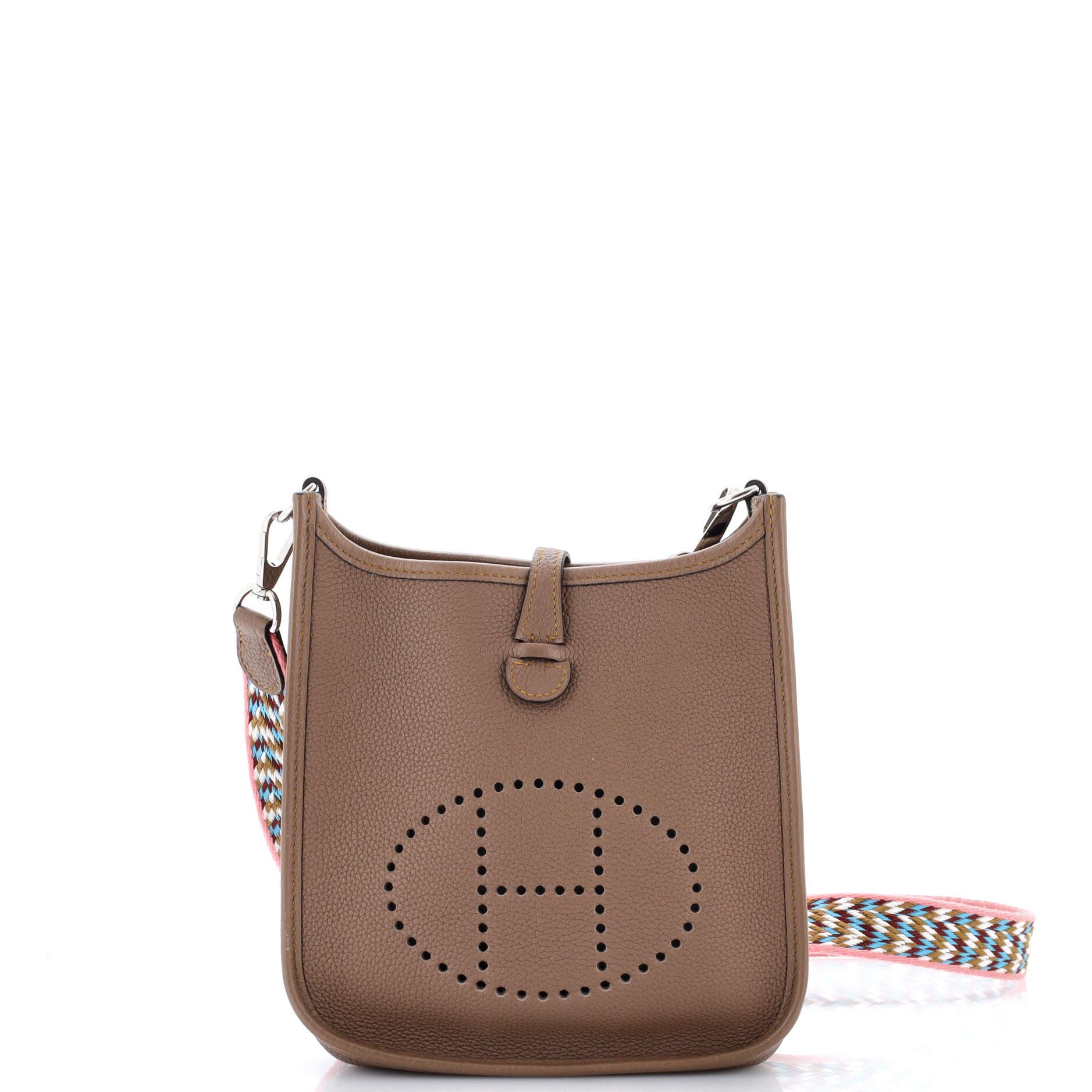 Pre-Owned Hermes Evelyne Bag Gen III Maurice TPM, Main, color, Beige De Weimar