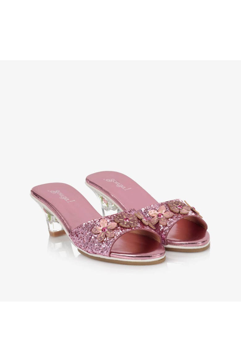 Mariona High Heel Slipper Pretend Play Shoes, Alternate, color, Pink