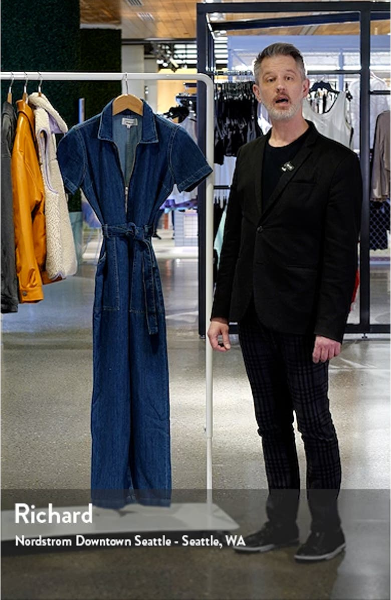 Cassidy Denim Jumpsuit, sales video thumbnail
