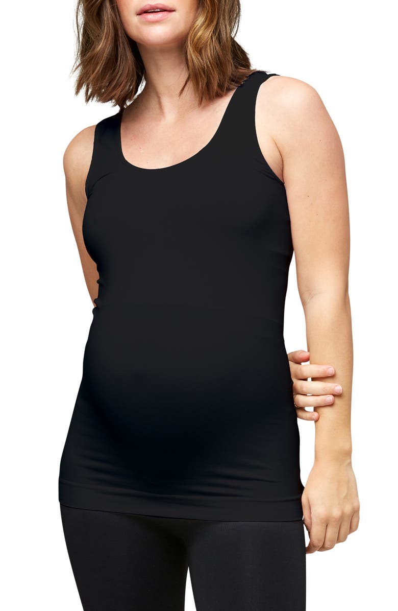Nom Maternity Seamless Everyday Maternity Tank, Main, color, 