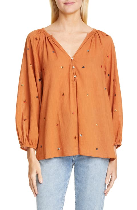 The Derby Embroidered Top
