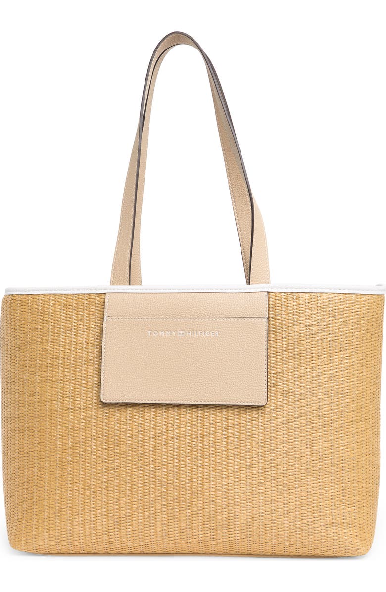 Tommy Hilfiger Keaton II Straw Tote, Main, color,