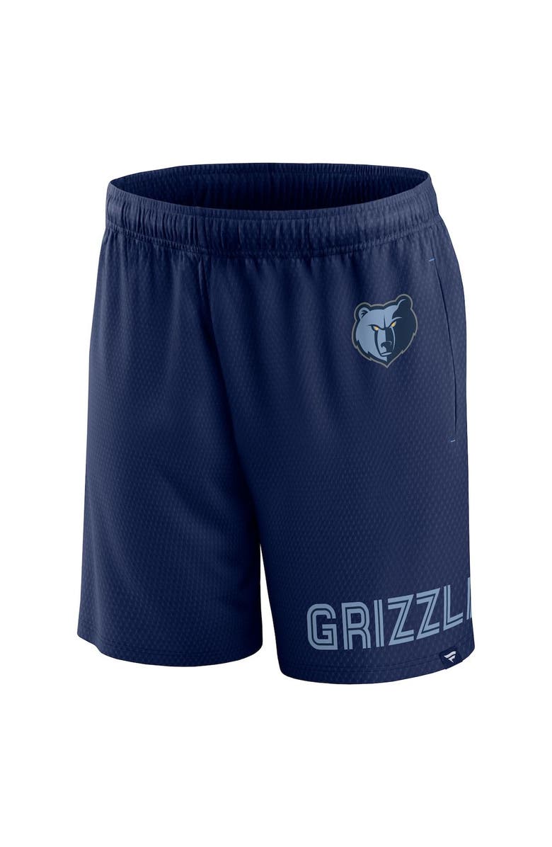 FANATICS Men's Fanatics Branded Navy Memphis Grizzlies Free Throw Mesh Shorts, Alternate, color, Navy