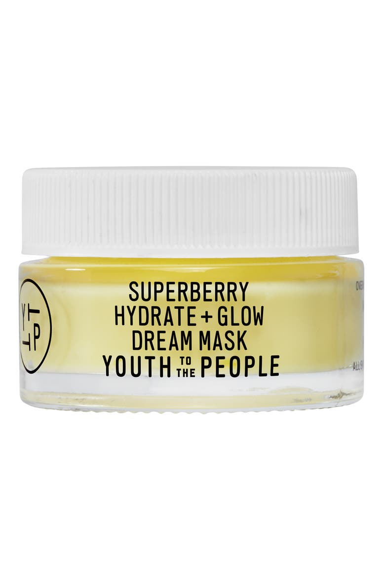 Mini Superberry Hydrate + Glow Dream Overnight Face Mask, Main, color, NO COLOR