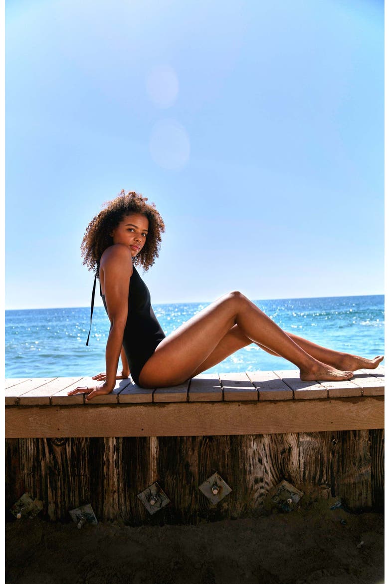 The Yulex One Piece, Alternate, color, Black