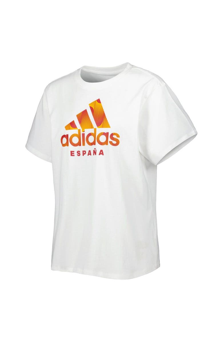 adidas Women's adidas White Spain National Team DNA T-Shirt, Alternate, color,