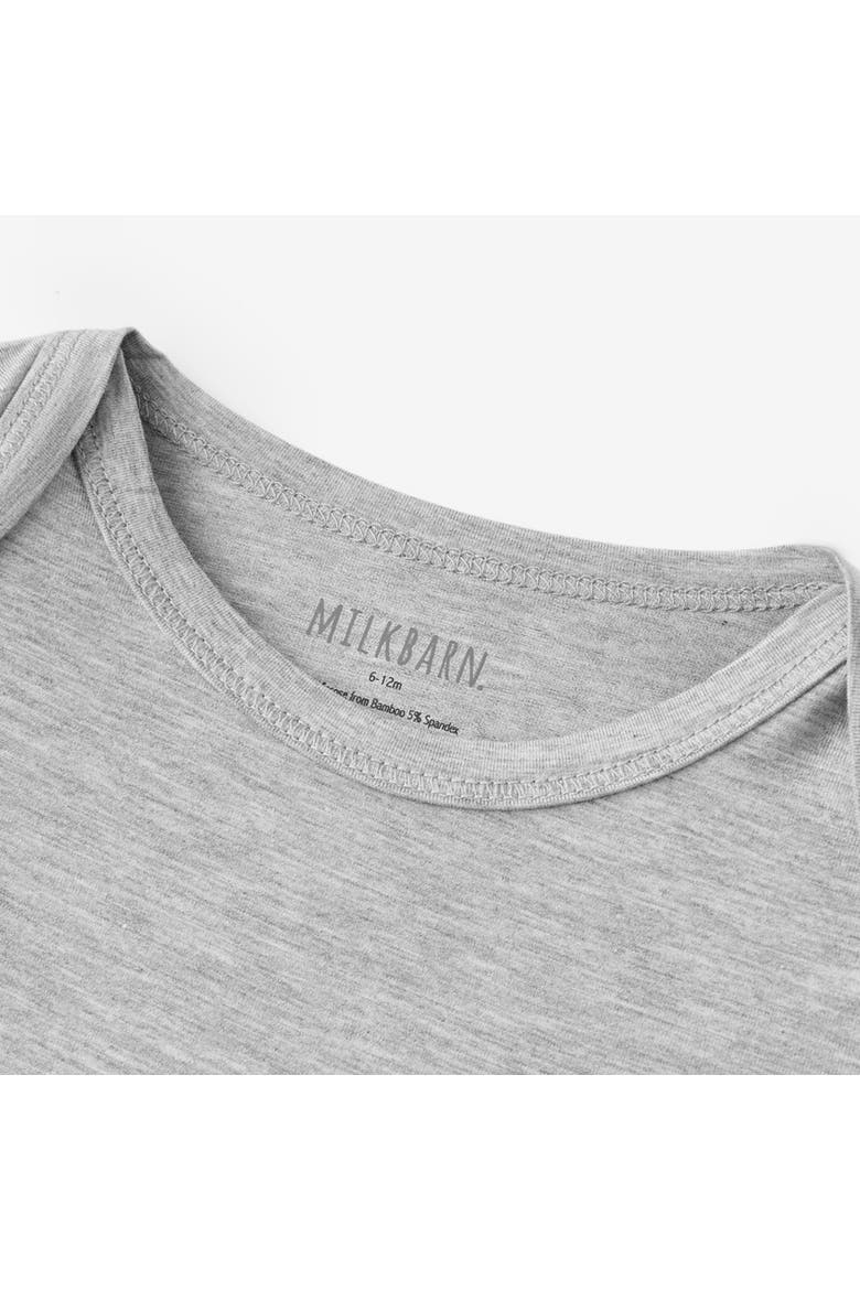 Luxe Solid Long Sleeve One Piece, Alternate, color, Grey Melange