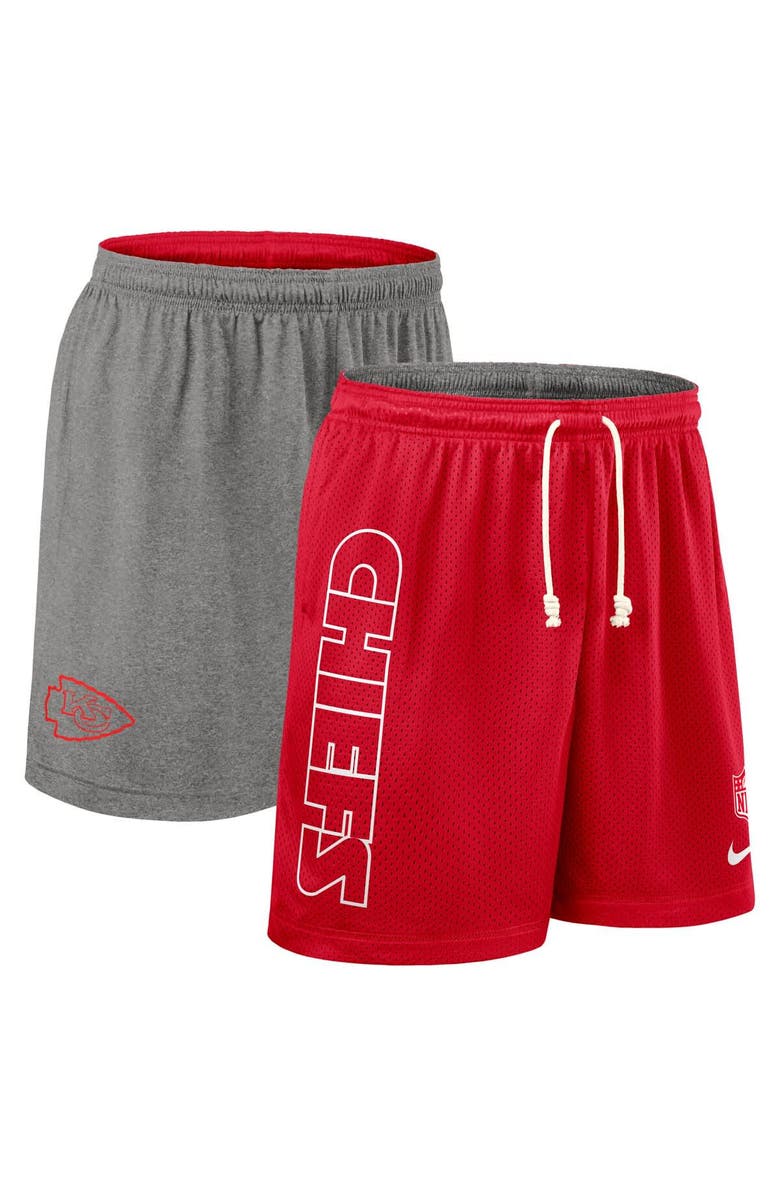 Nike Men's Nike Red Kansas City Chiefs Sideline Reversible Performance Shorts, Main, color, Red