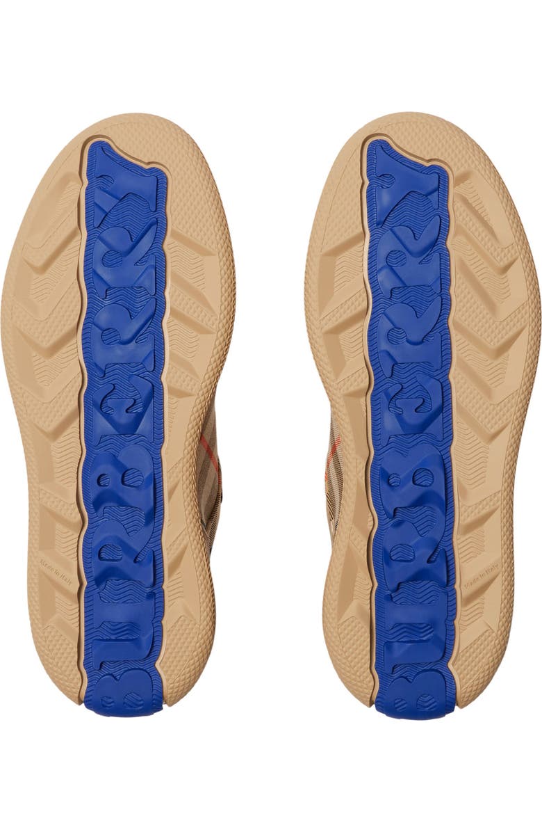 Burberry Terrace Check Sneaker, Alternate, color, Sand