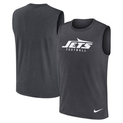 Men's Nike Charcoal New York Jets Primetime Legend Performance Muscle Tank Top