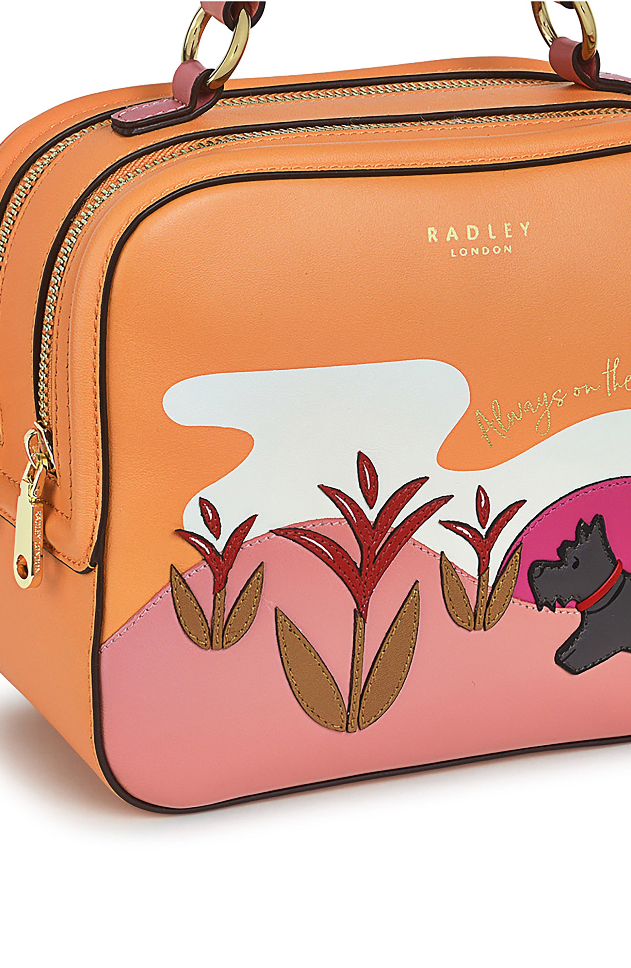 Radley Spring Street Leather Top Handle Crossbody Bag, Alternate, color, 