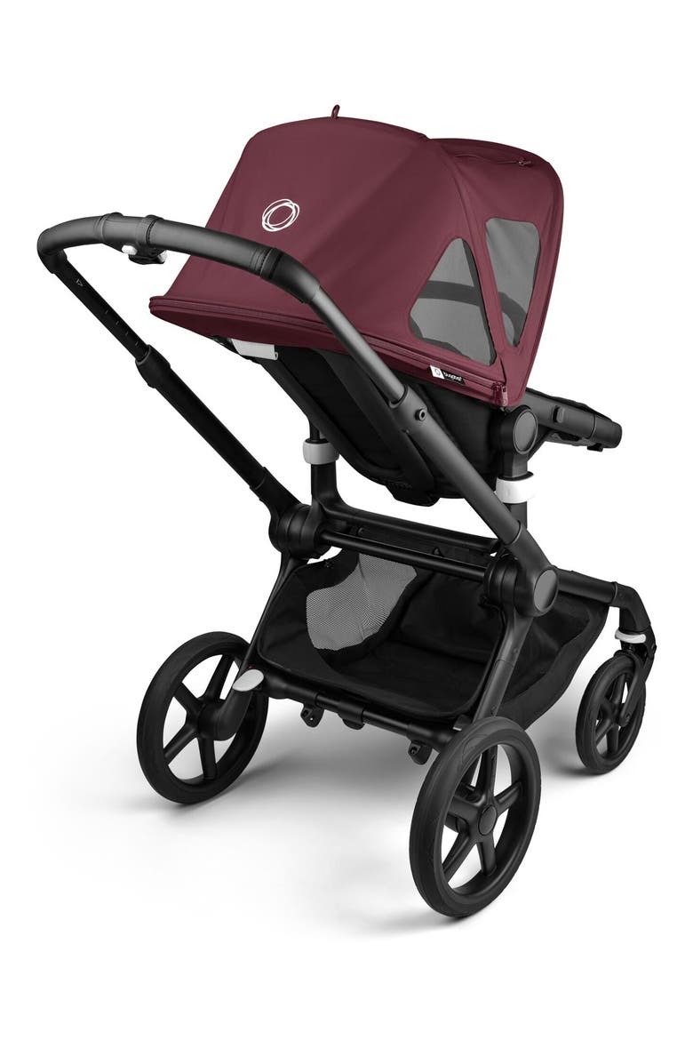 Breezy Sun Canopy for Kangaroo, Fox 5 or Cameleon 3 Strollers, Alternate, color, DARK CHERRY