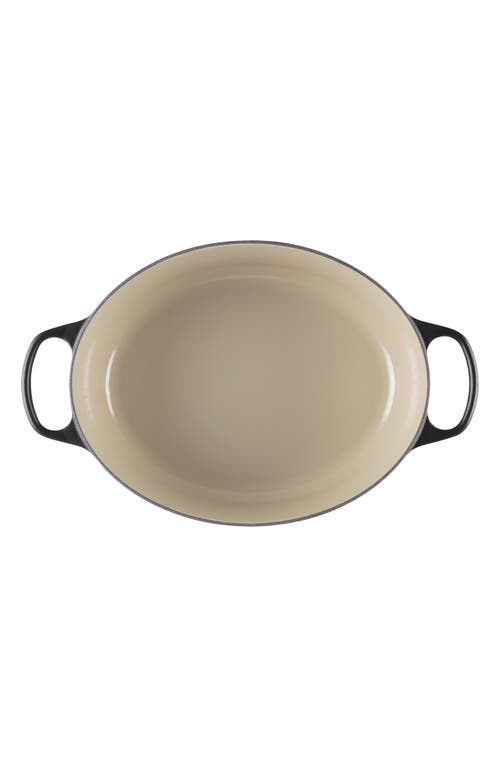 Le Creuset Signature 8-quart Oval Enamel Cast Iron French/dutch Oven In Licorice