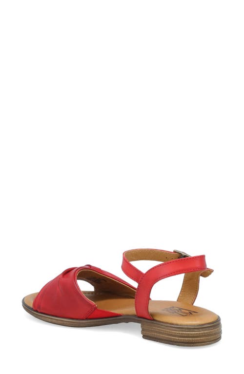 Miz Mooz Dorra Ankle Strap Sandal In Red