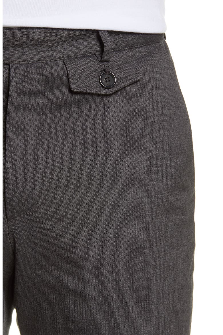 Herringbone Slim Pants, Alternate, color, CANNOCK CHARCOAL