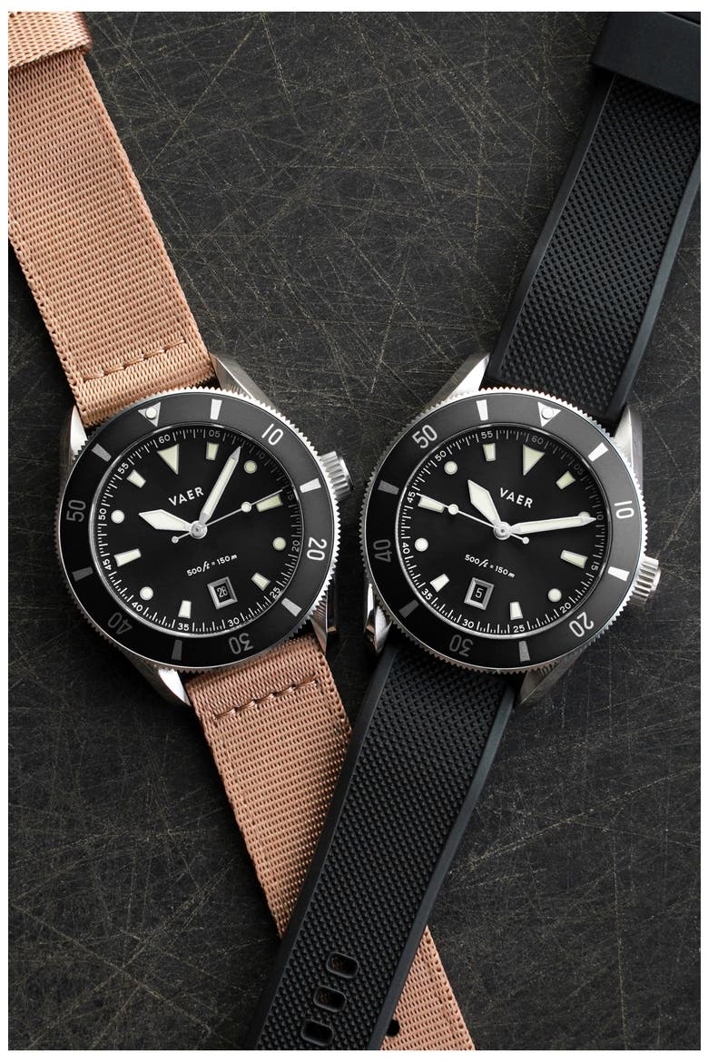 DS2 Meridian Navy Watch, 39mm, Alternate, color, BLACK