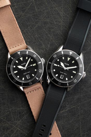 VAER DS2 Meridian Navy Watch, 39mm | Nordstrom
