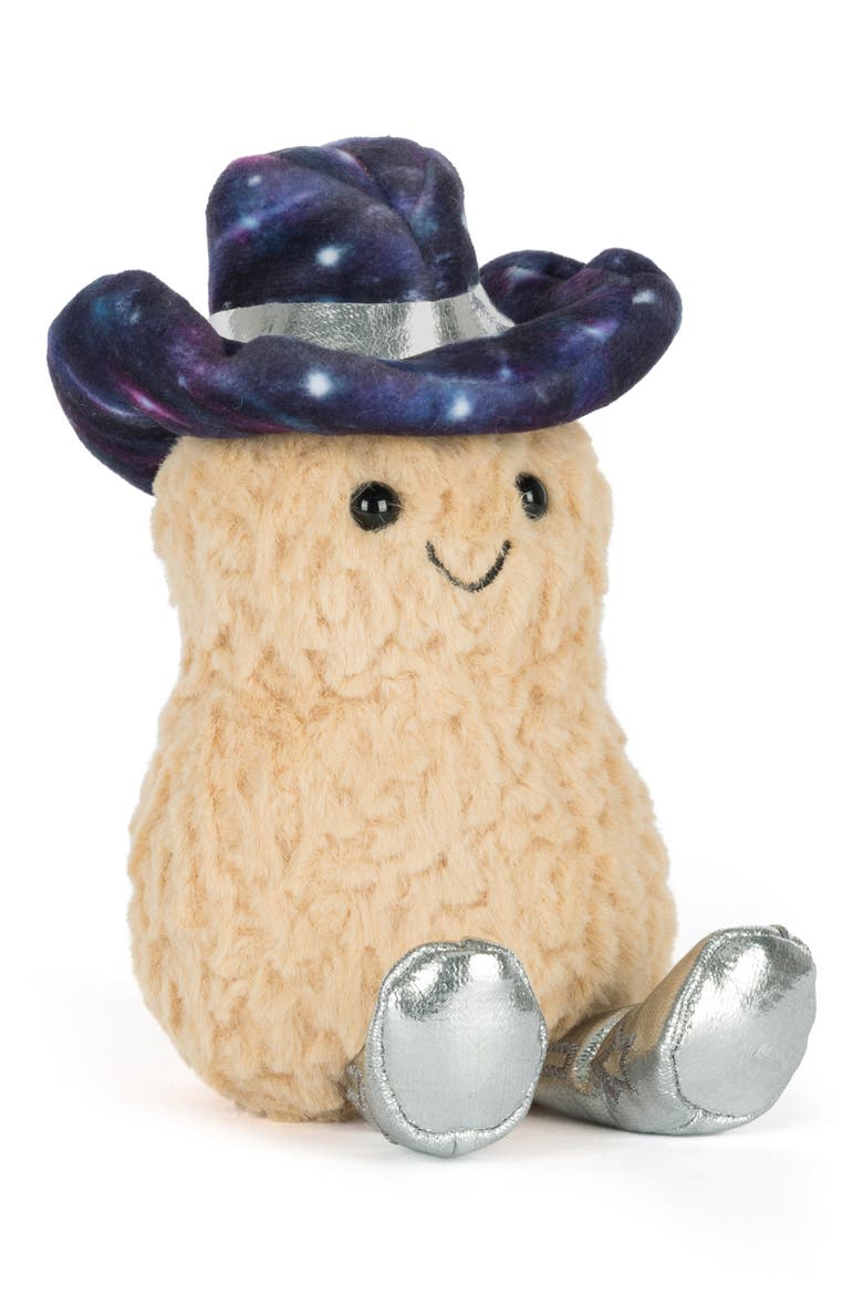 Amuseables Peanut Space Rodeo Outfit Plushie, Main, color, TAN