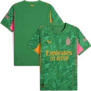 PUMA Men's Puma  Green AC Milan 2025/26 Replica Goalkeeper Jersey