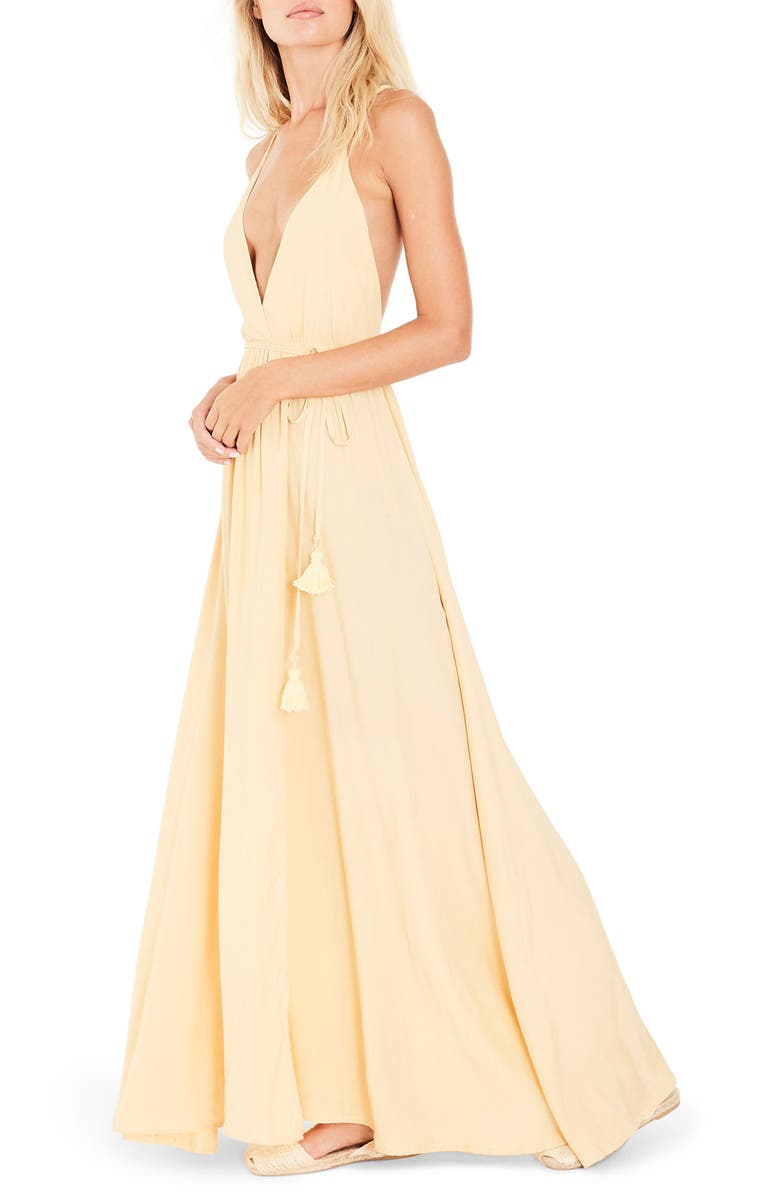 Faithfull the Brand Santa Rose Strappy Maxi Dress, Alternate, color, 