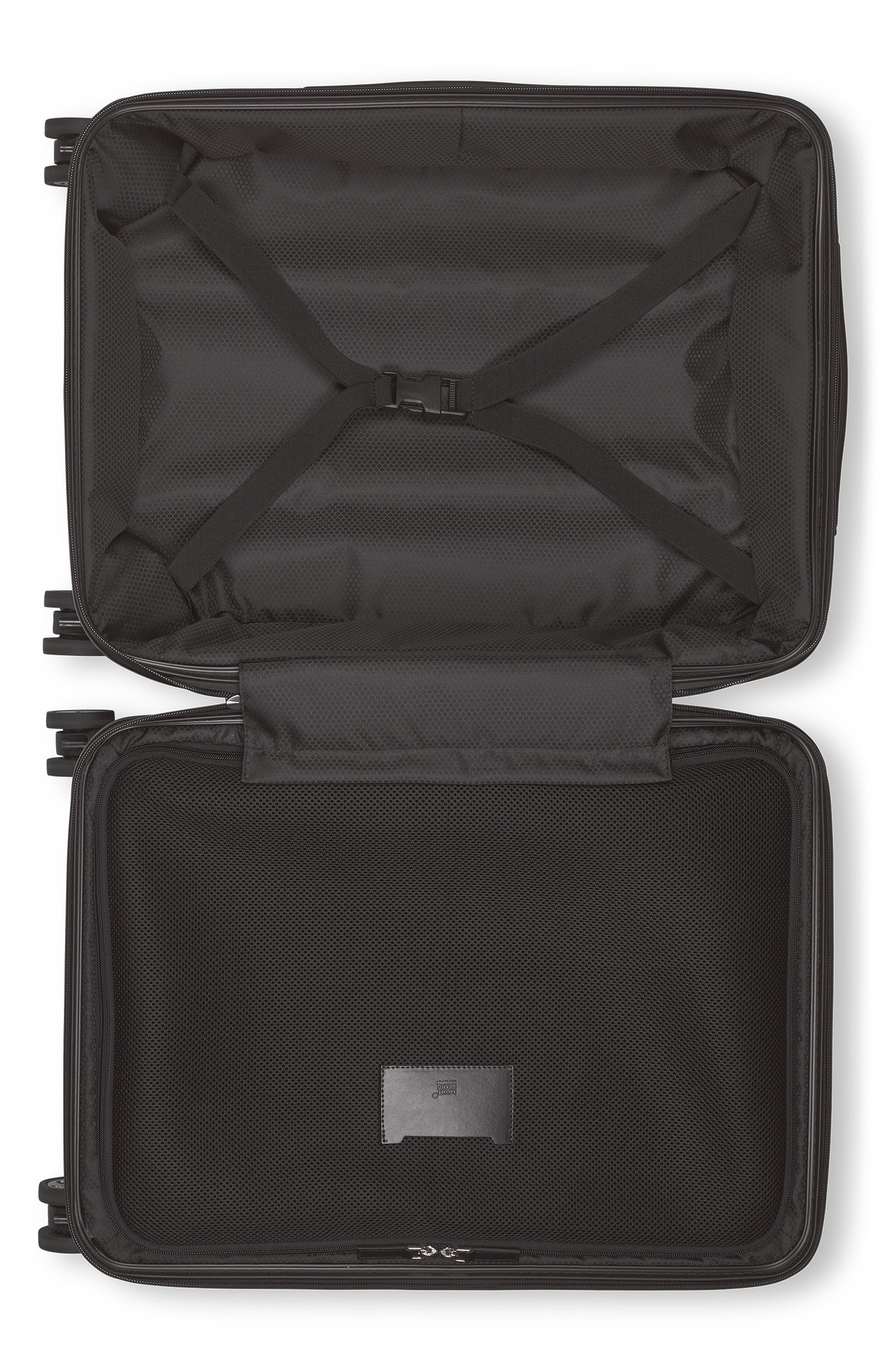 Montblanc #MY4810 Cabin Trolley Carry-On Spinner Luggage, Alternate, color, Blue