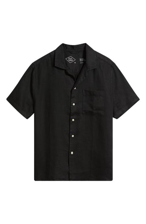 Organic Linen Camp Shirt