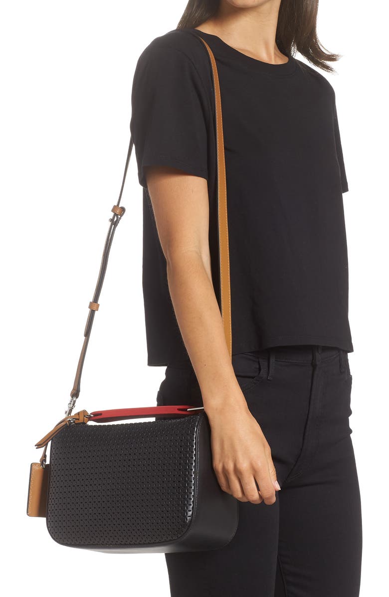 Marc Jacobs The Box Leather Crossbody Bag, Alternate, color,