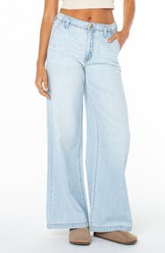 Roxy Kalani 2 Wide Leg Cotton & Linen Trouser Jeans