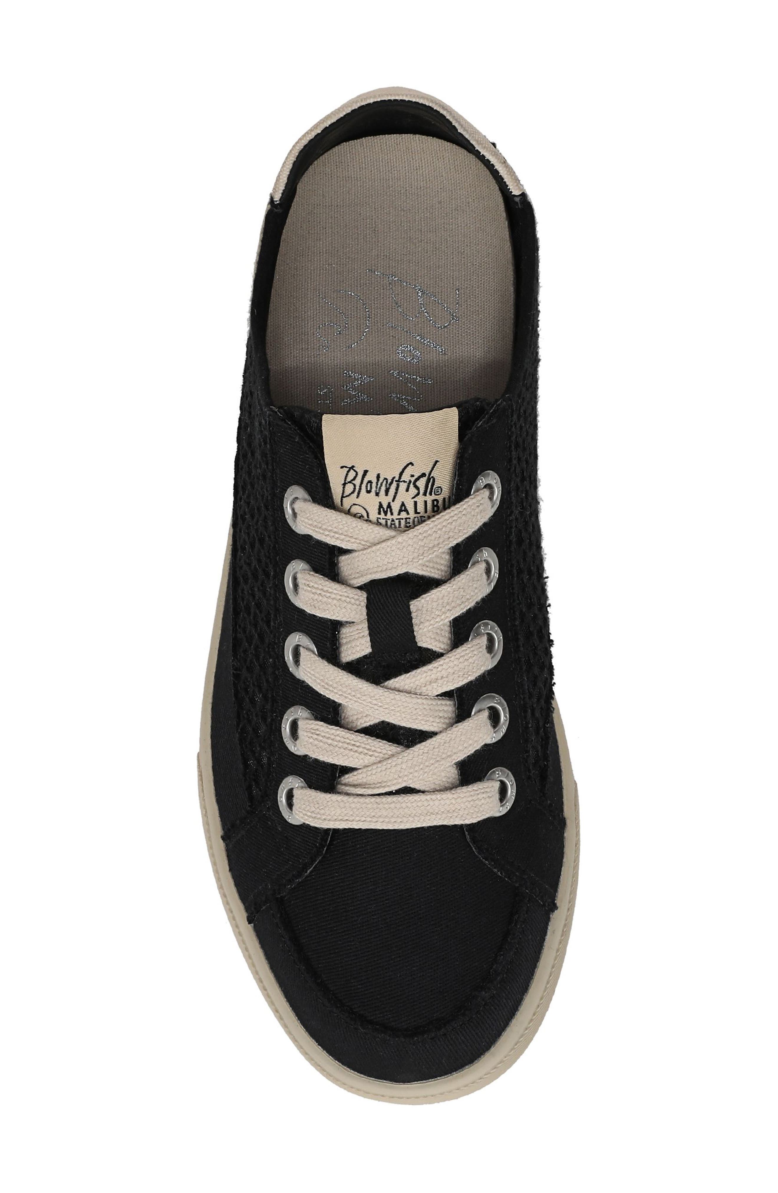 Blowfish Malibu Tanline Mesh Trim Sneaker, Alternate, color, Black