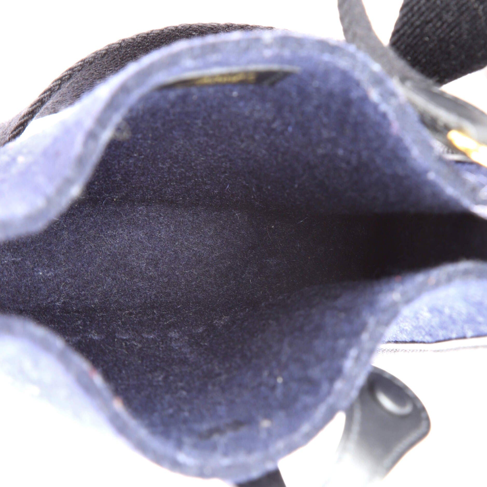 Pre-Owned Hermes Evelyne Bag Gen III Felt TPM, Alternate, color, Bleu Nuit