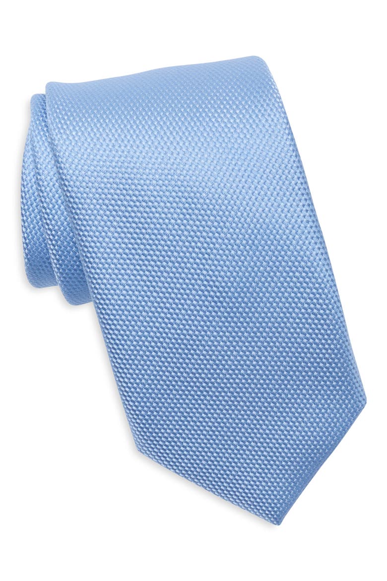 Dolley Textured Tie, Main, color, LIGHT BLUE