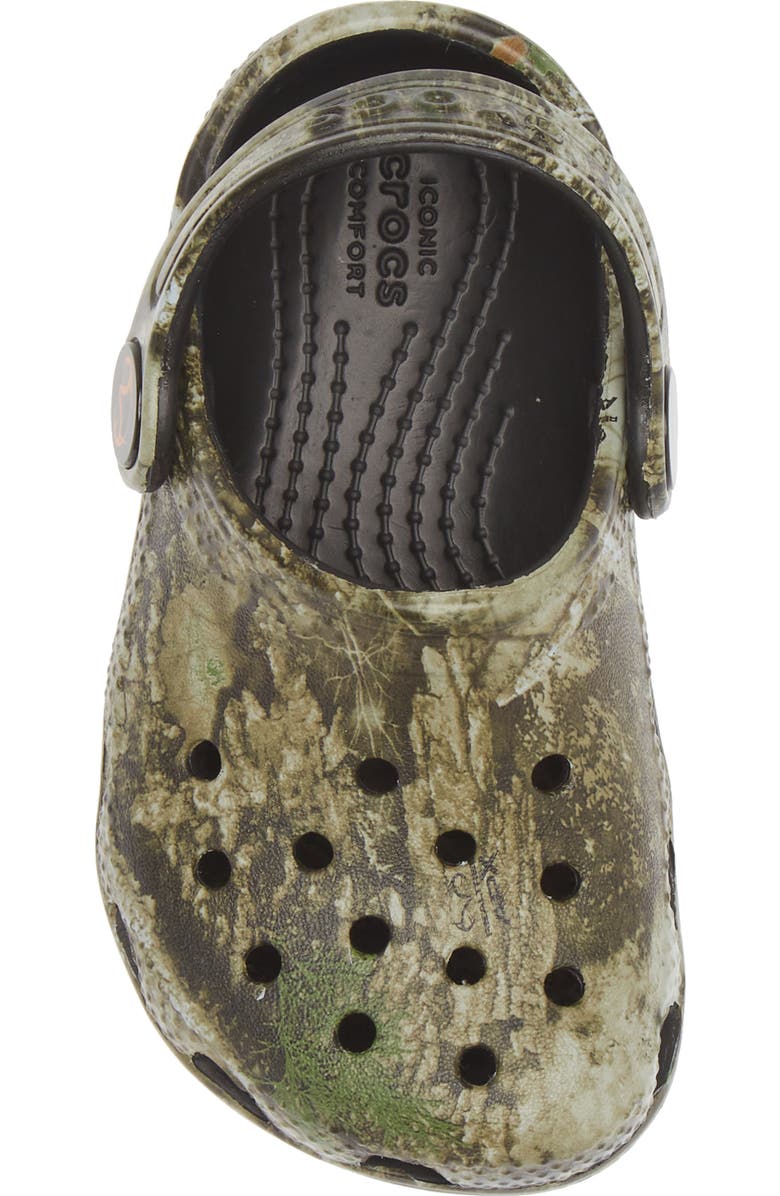 CROCS x Realtree APX<sup>®</sup> Kids' Classic Clog, Alternate, color, Green/ Multi