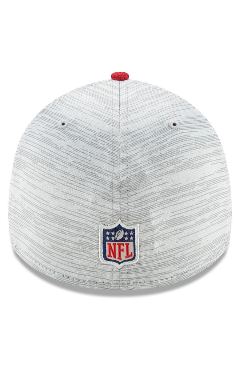 New Era Men's New Era Gray/Cardinal Arizona Cardinals 2021 NFL Training Camp Official 39THIRTY Flex Hat, Alternate, color,