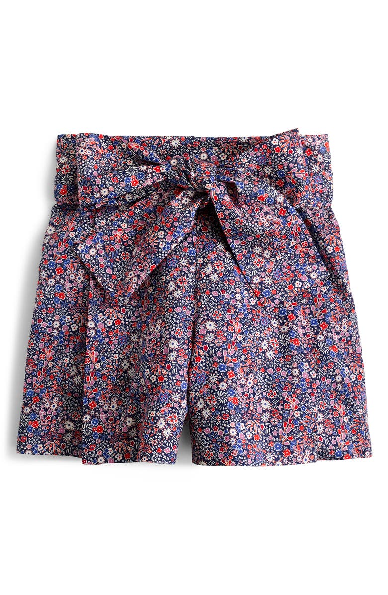 J.Crew Liberty<sup>®</sup> Tana Lawn Tie Waist Shorts, Alternate, color, 