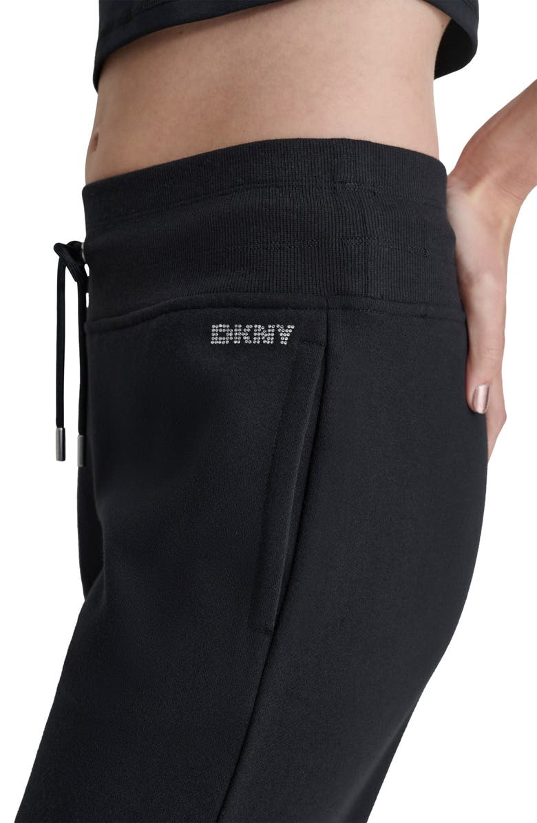 DKNY Rhinestone Logo Joggers, Alternate, color,