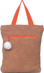 mimish Kids' XL Snuggle Faux Shearling Tote