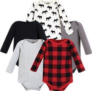 Hudson Baby Thermal Long Sleeve Bodysuits